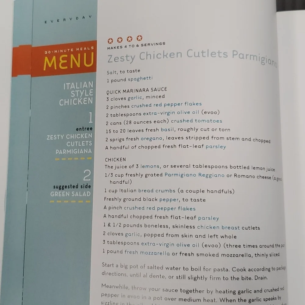 Rachael Ray's Yum-O 30 Minute Meals Cookbook